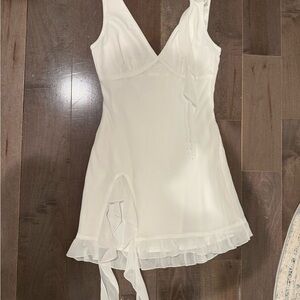 REVOLVE White Chemise Dress